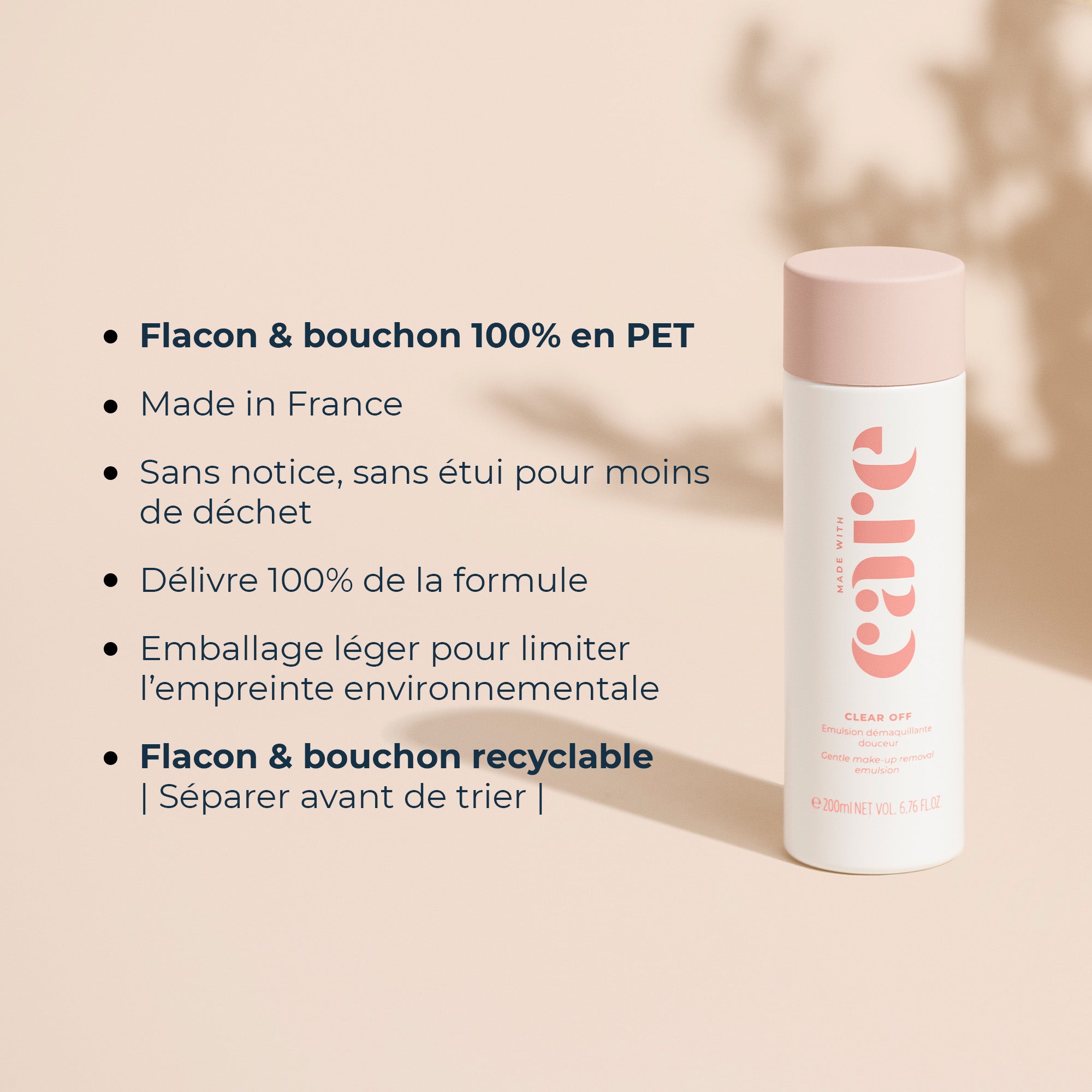 CLEAR OFF - Émulsion Démaquillante Douceur